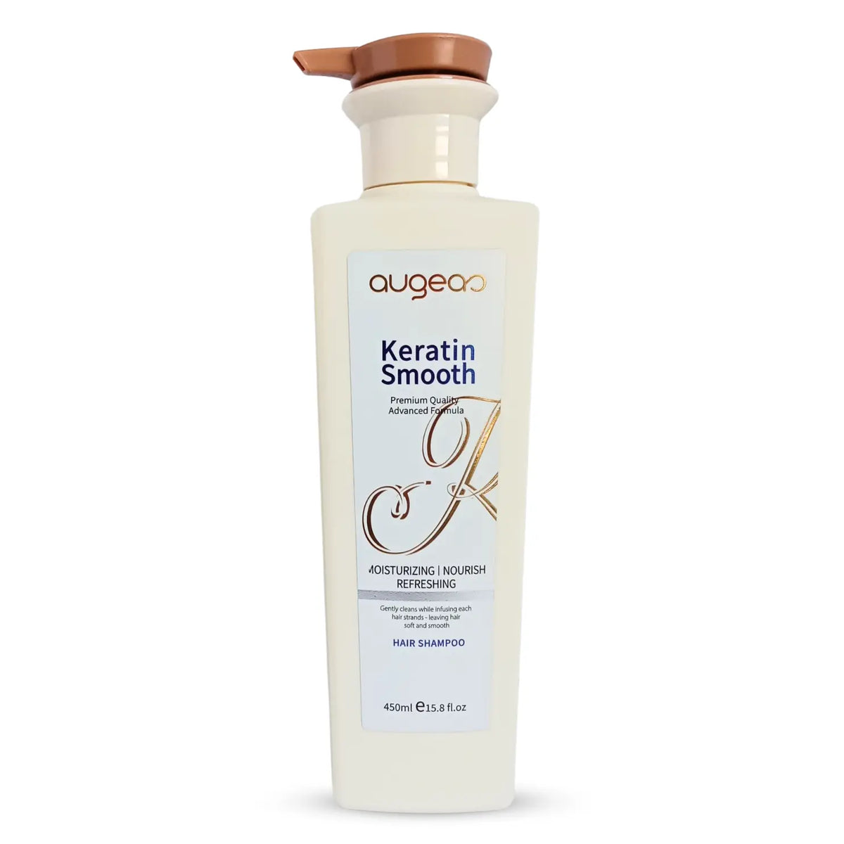 Augeas Keratin Shampoo 450ml bottle
