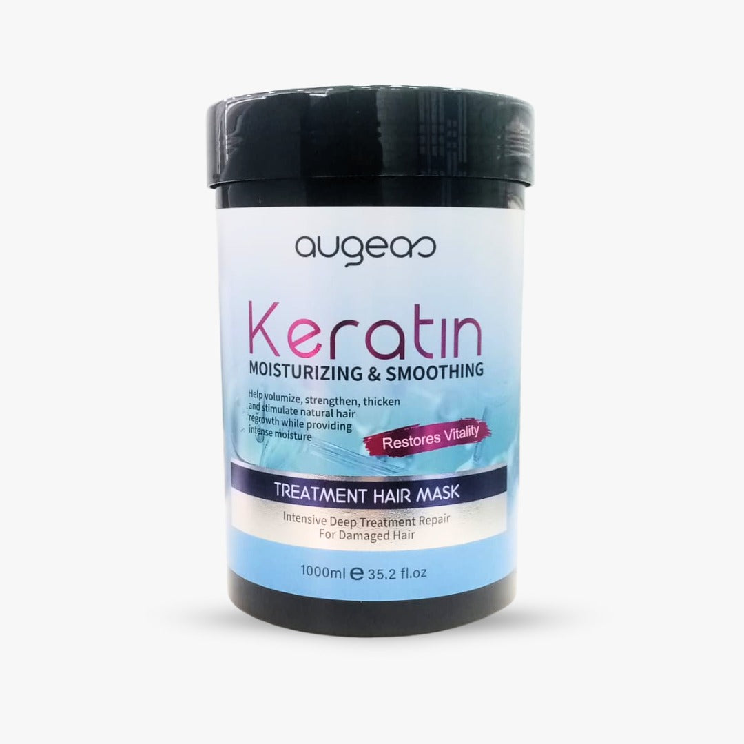 Augeas Keratin Smoothing Hair Mask jar