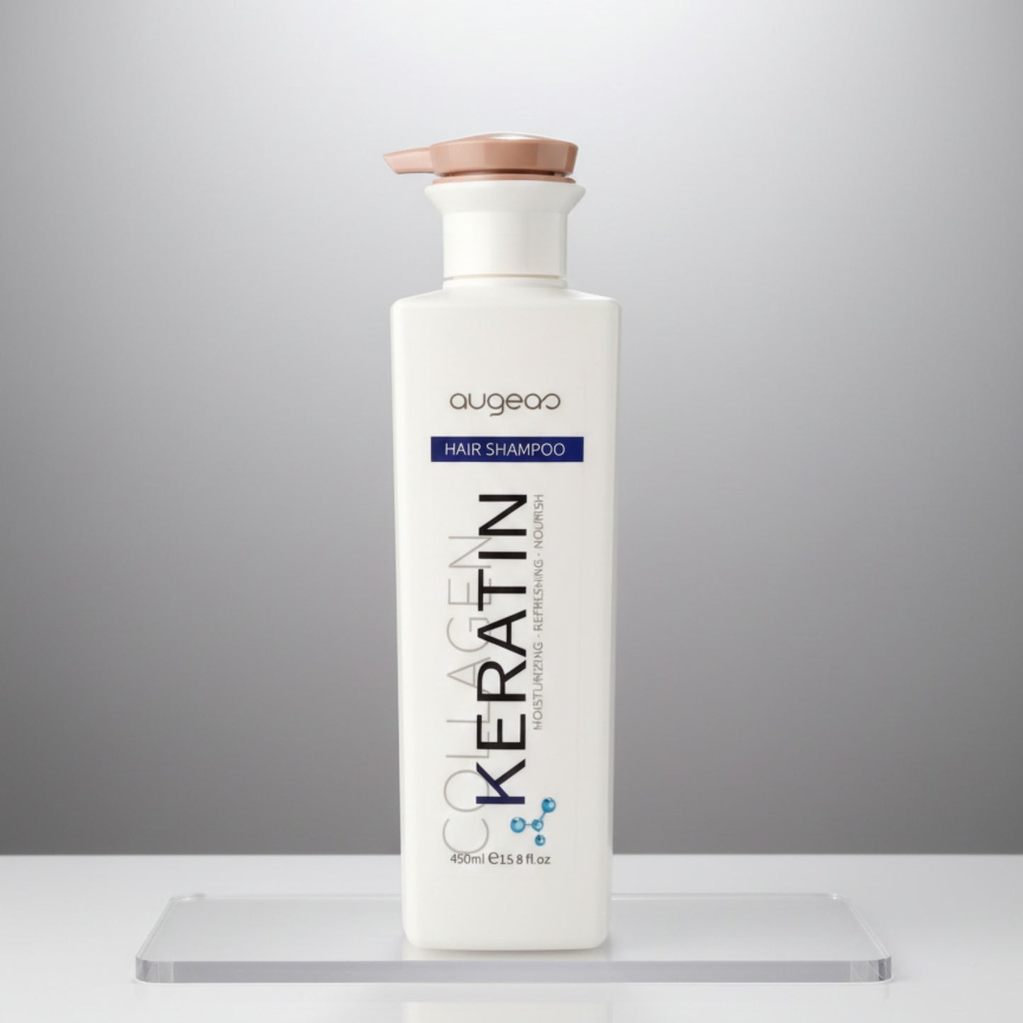 Augeas Professional Collagen Keratin Hair Shampoo 450ml