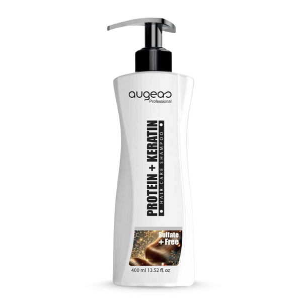 Augeas Sulfate Free Shampoo Protein + Keratin 400ml bottle